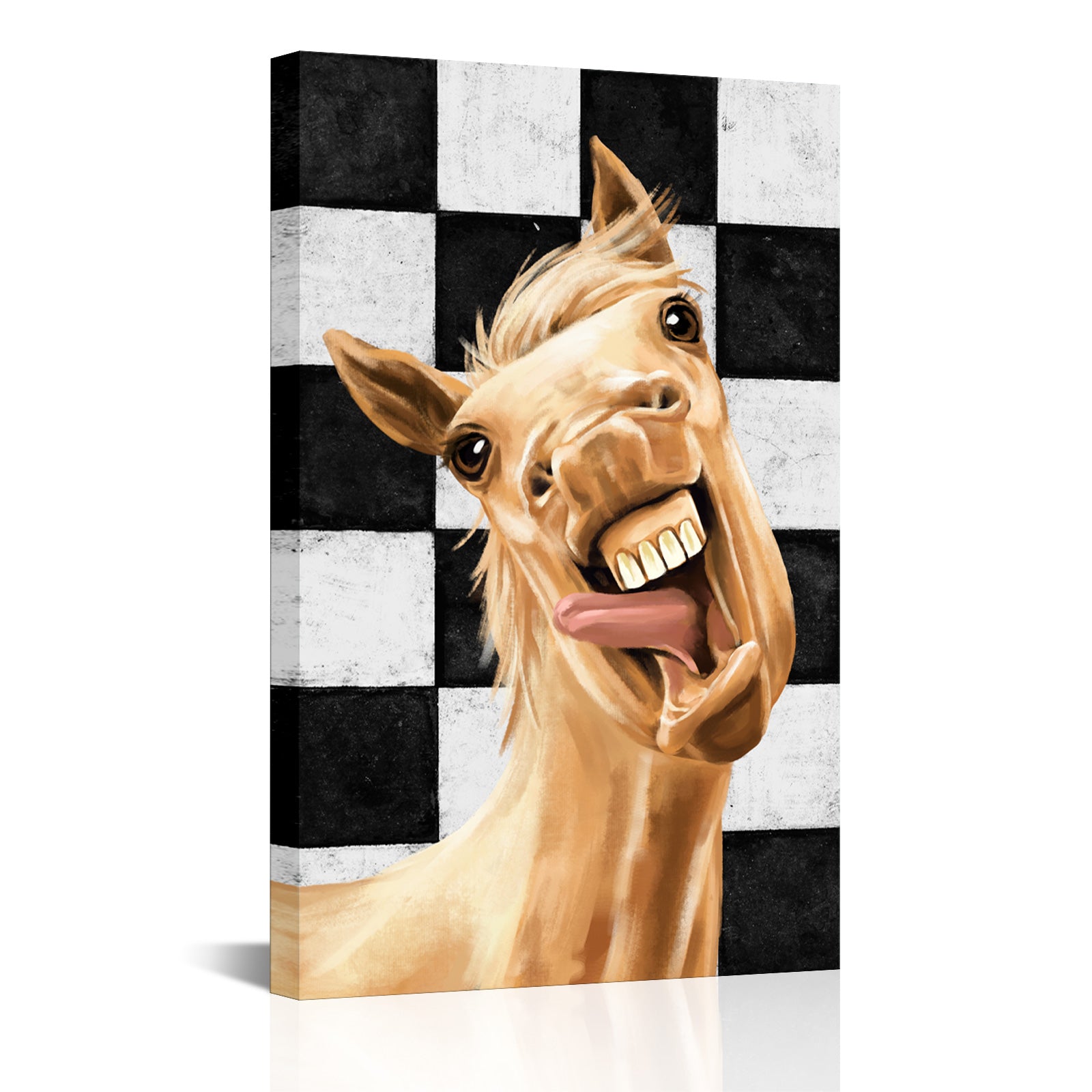 Funny Horse canvas prints for modern living wall
