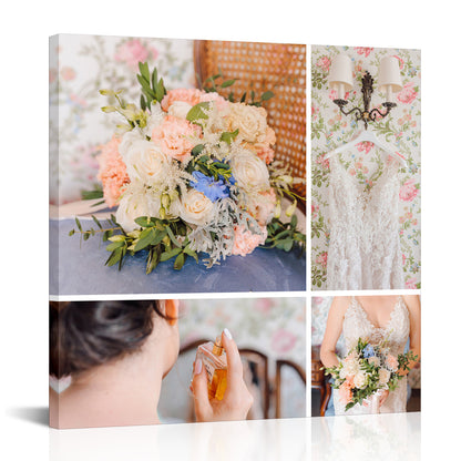 Wedding Memorial Photo Print Collage Canvas Gift Inspiration Wall