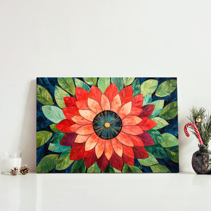 Blooming Red Flowers