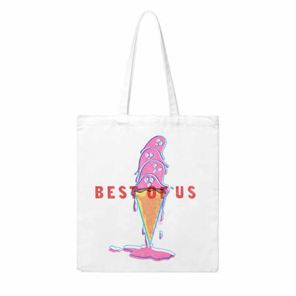 Custom Photo Print Canvas Tote Bag