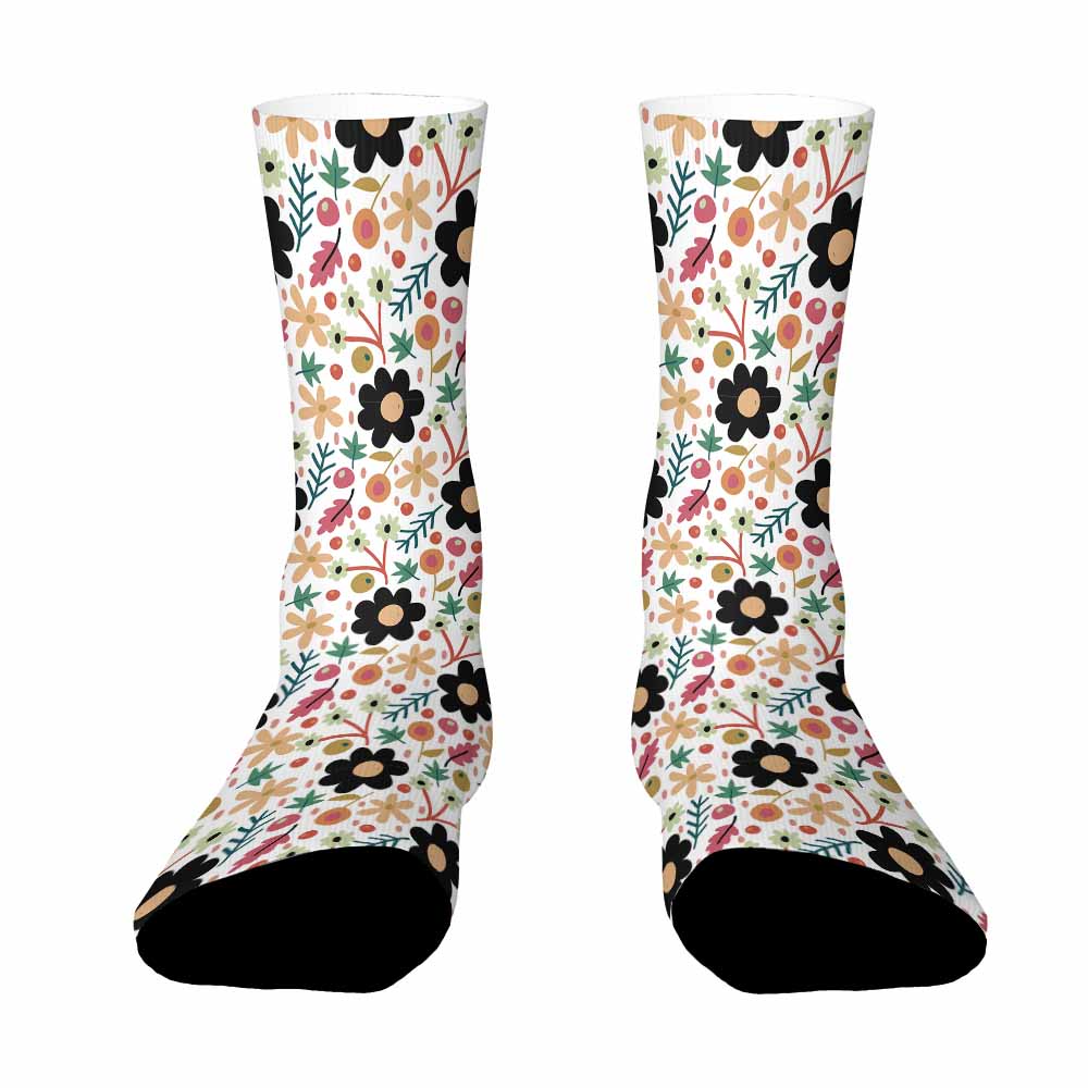 Custom Photo Printed Crew Socks