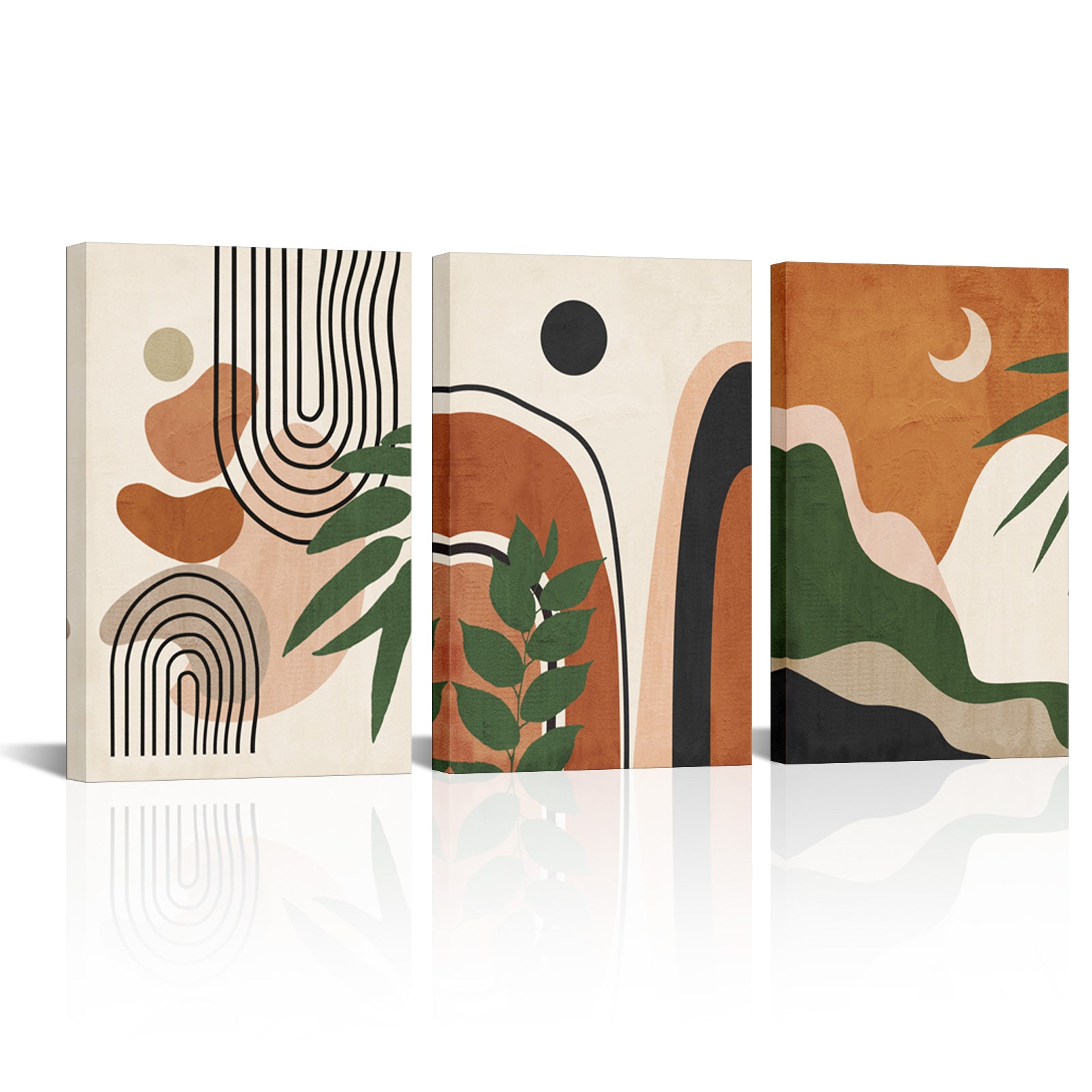 Abstract Bohemian-Inspired Landscape