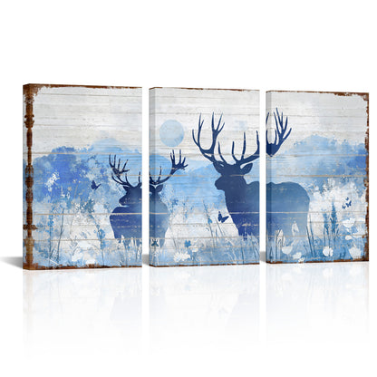 Deer In Misty Mountains