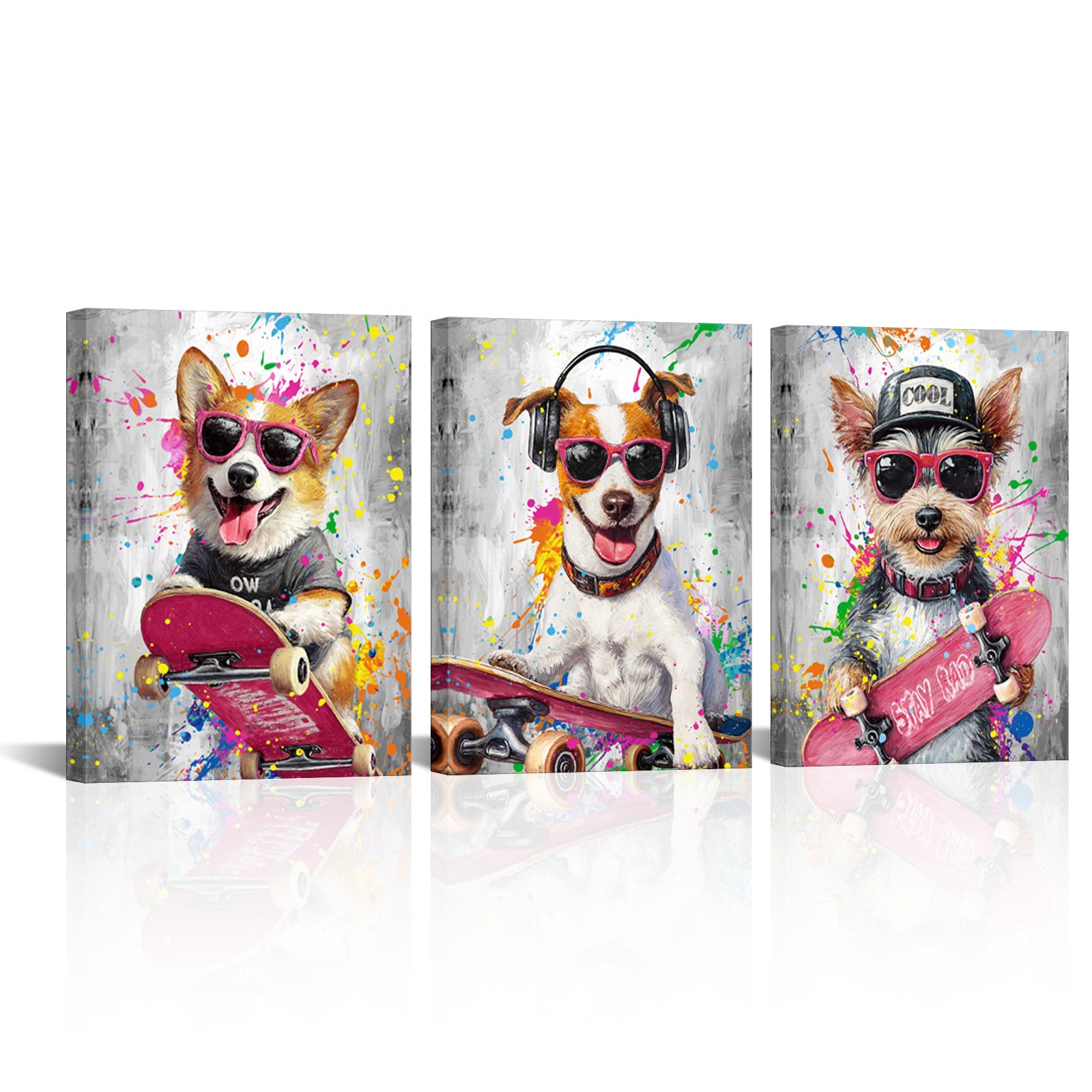 Hip-hop pet custom photo wall decoration