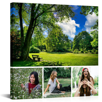 rectangular custom collage canvas