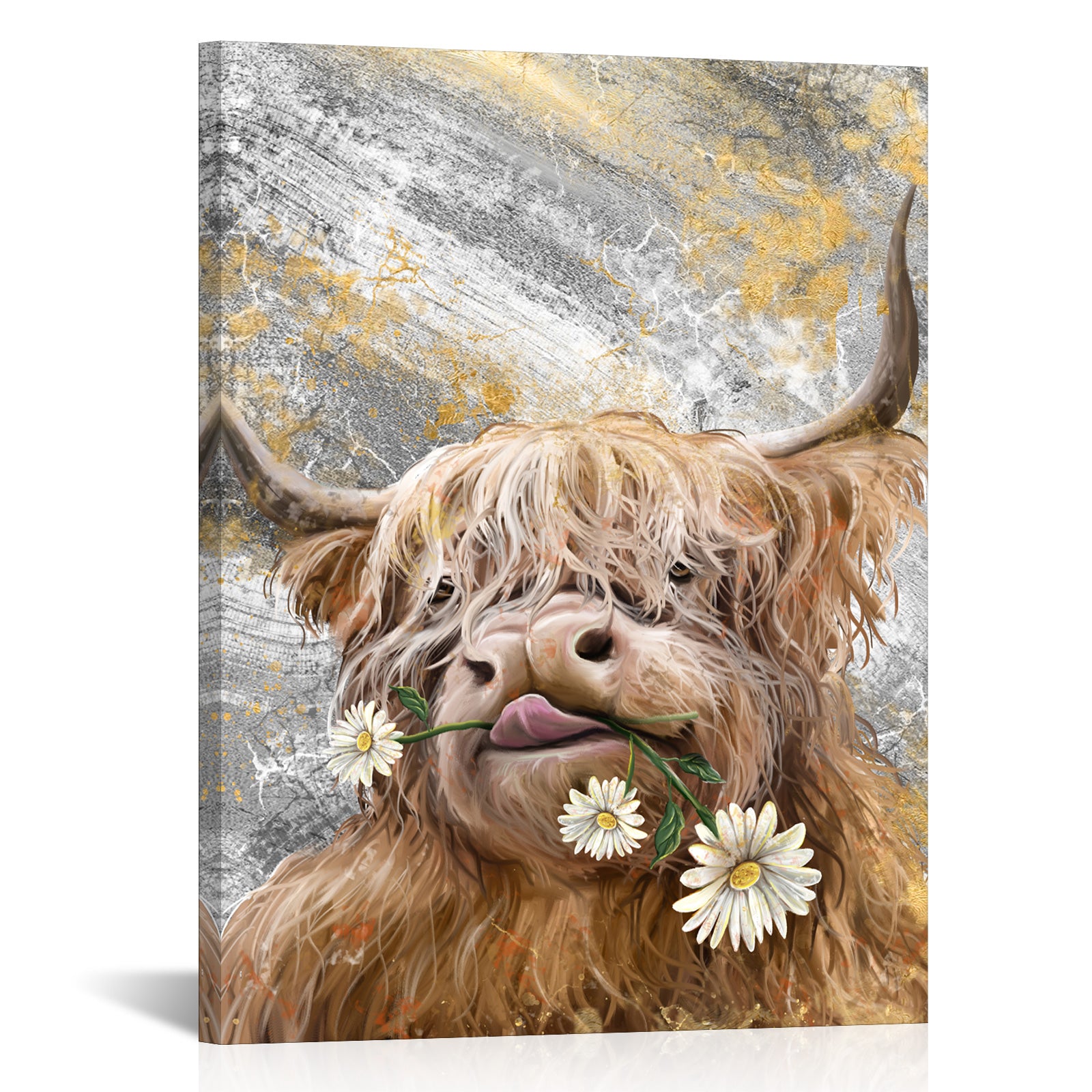 Highland Cattle Home Decor discount canvas prints