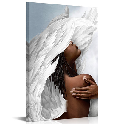 Angel Hug diy picture collage on canvas for bedroom wall 8x12 inches