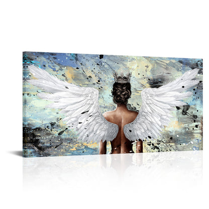 angel large custom canvas prints gentle high quality wall decoration