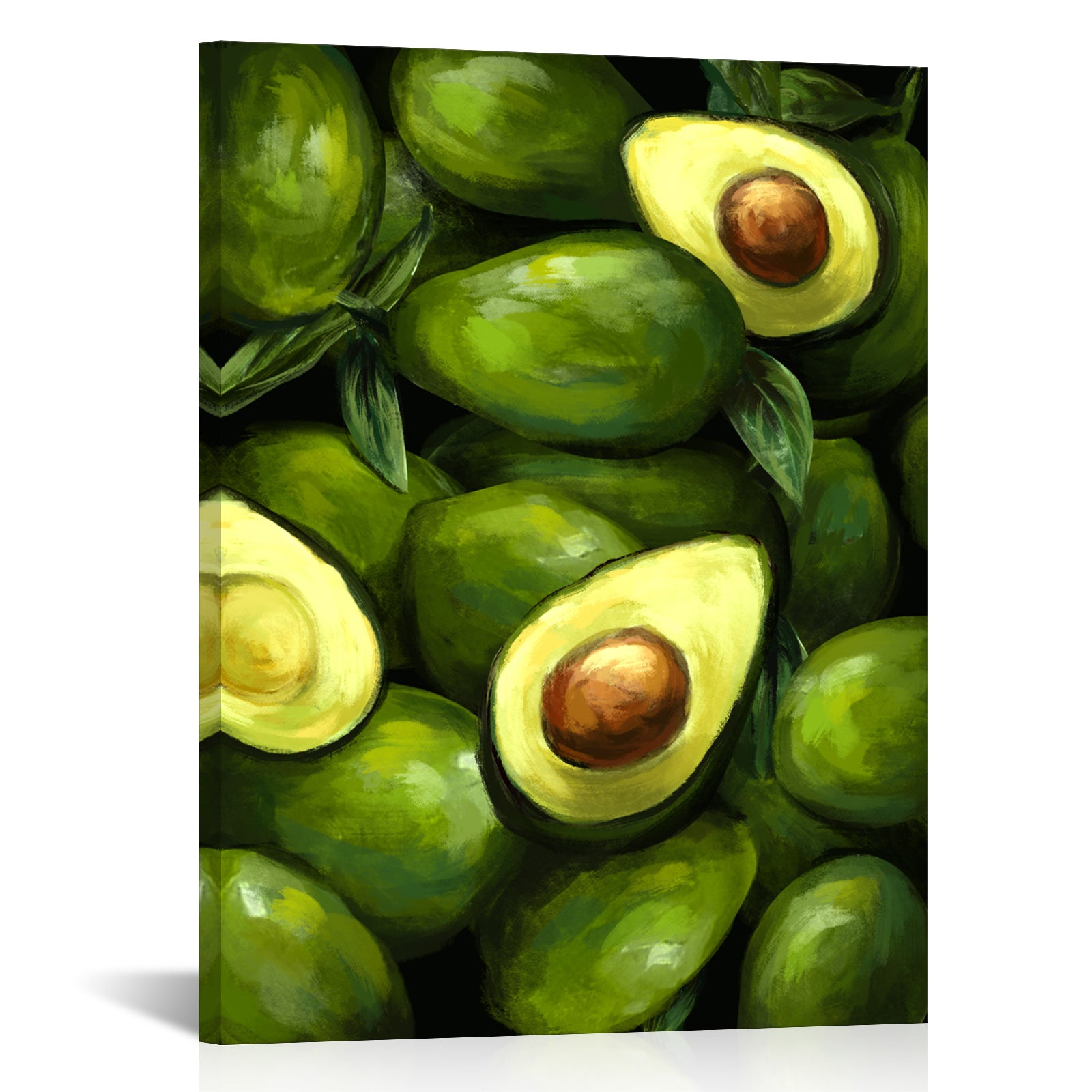 green canvas prints