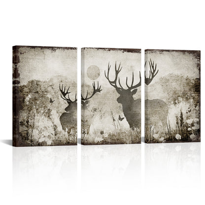 Deer In Misty Mountains