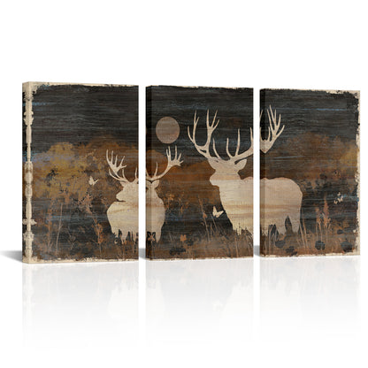 Deer In Misty Mountains