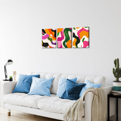 Abstract Flowing Shapes