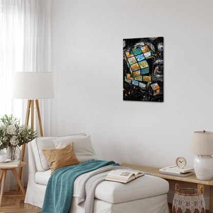 Van Gogh Rubik's Cube Abstract decorative painting black discount order