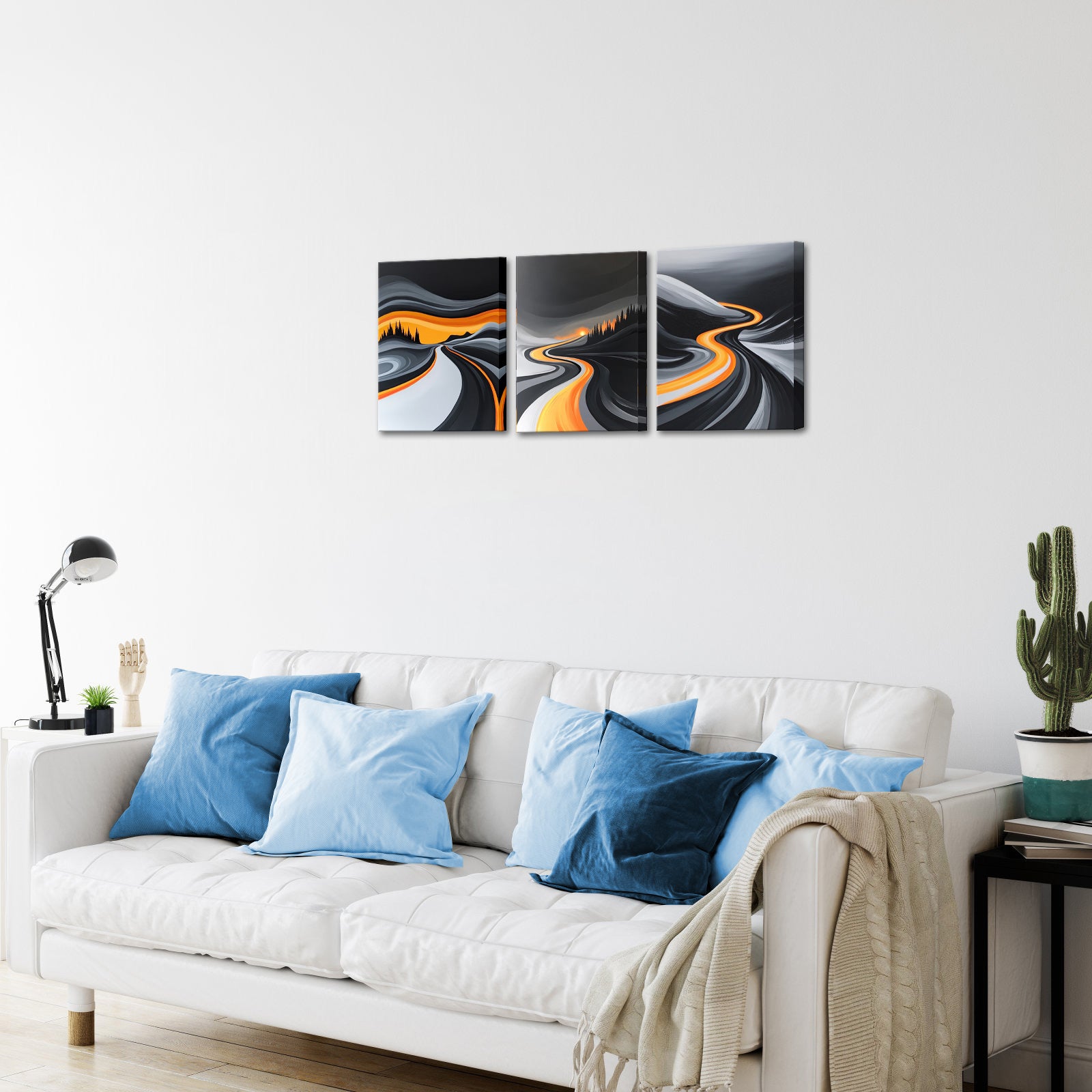 Abstract Winding Path