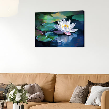 Blooming White Lotus