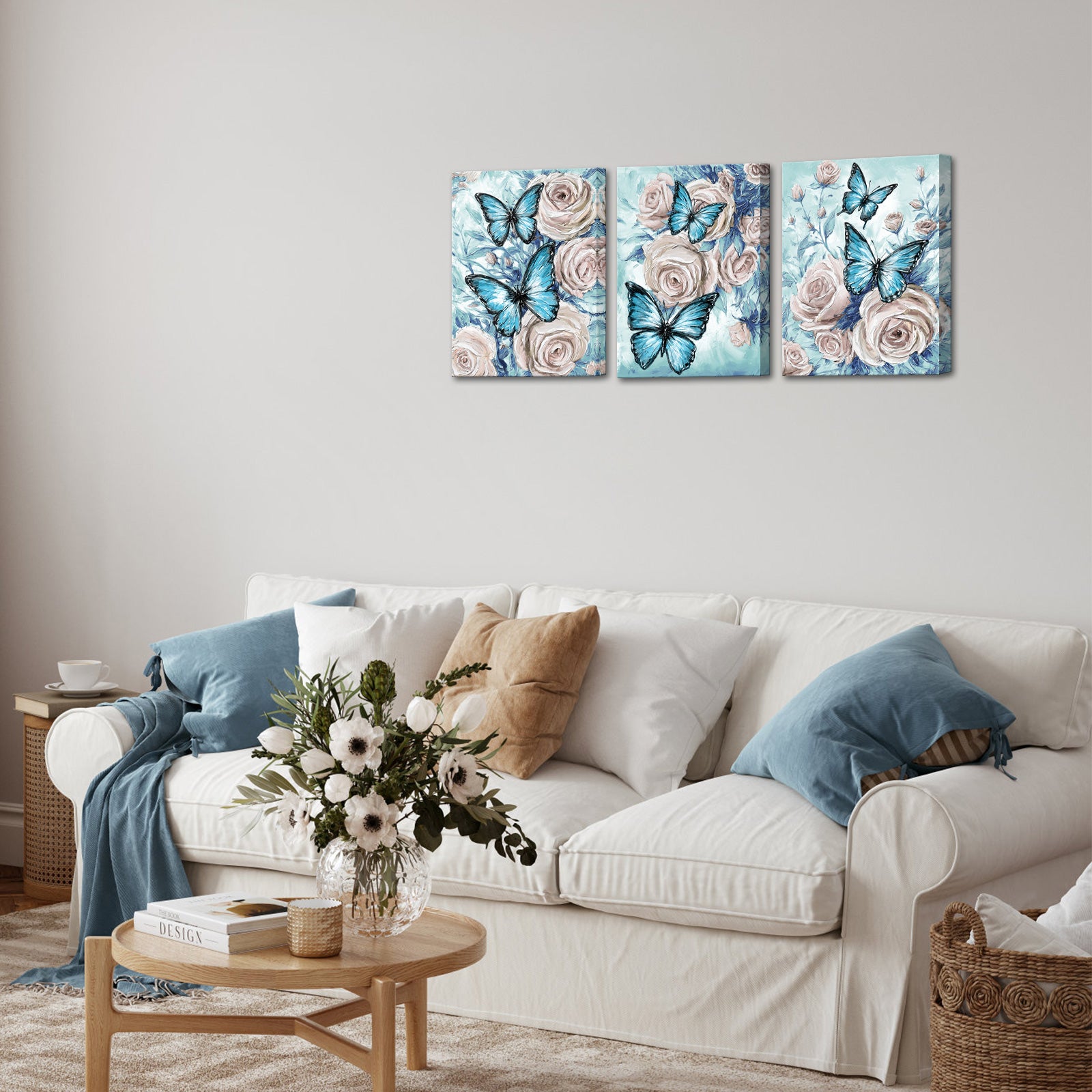 Roses And Butterflies
