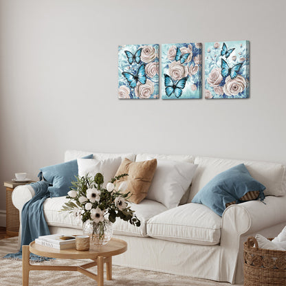 Roses And Butterflies