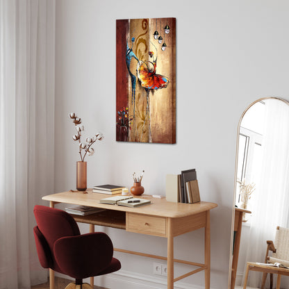 Dance Together personalized picture to canvas wall art 8x16 inches