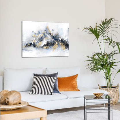 Abstract Mountain Peaks