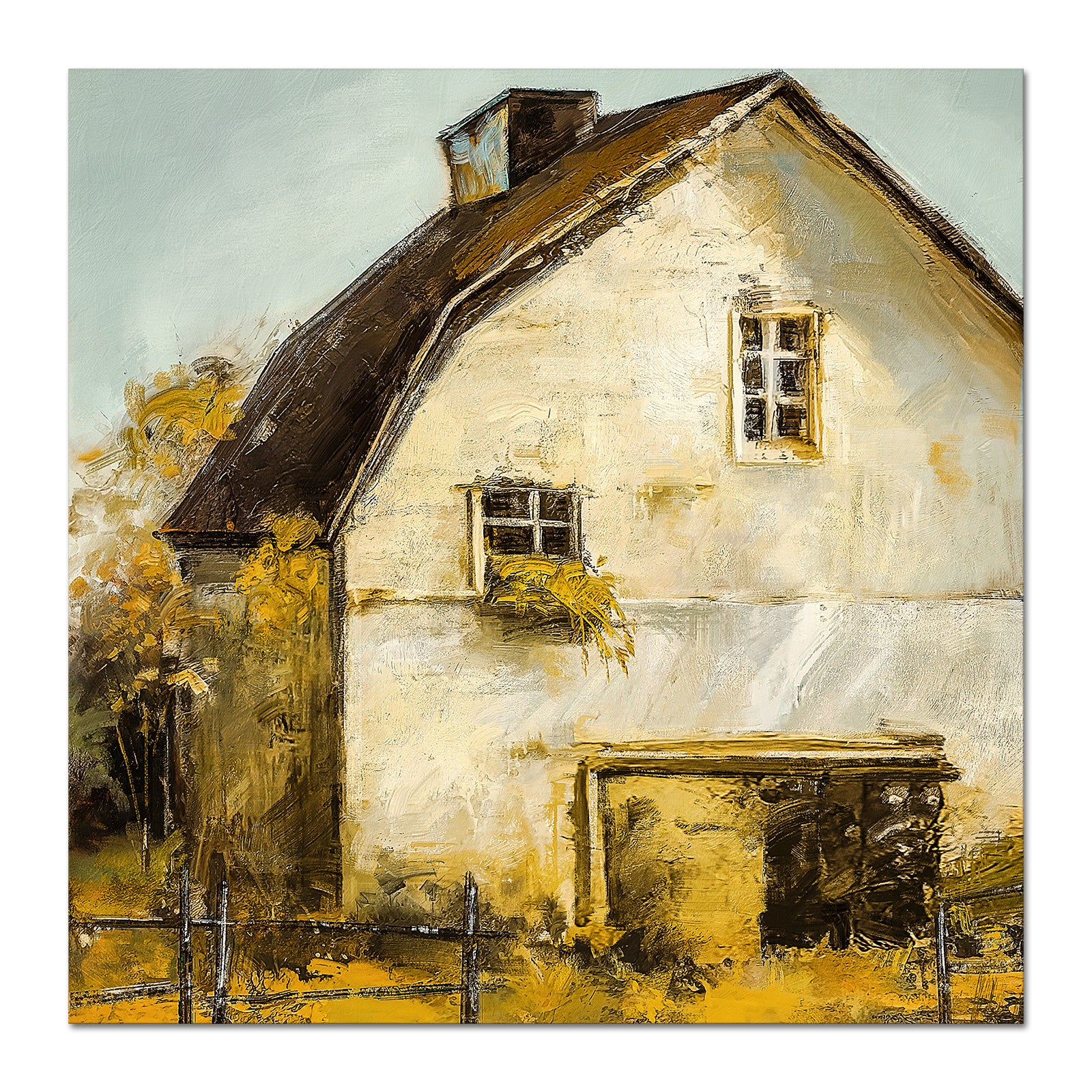 20x20 Farm House square canvas pictures from photos