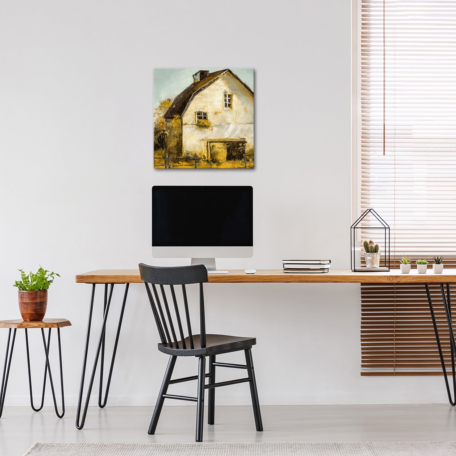 20x20 Farm House square canvas pictures from photos