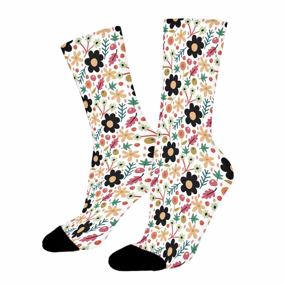 Custom Photo Printed Crew Socks
