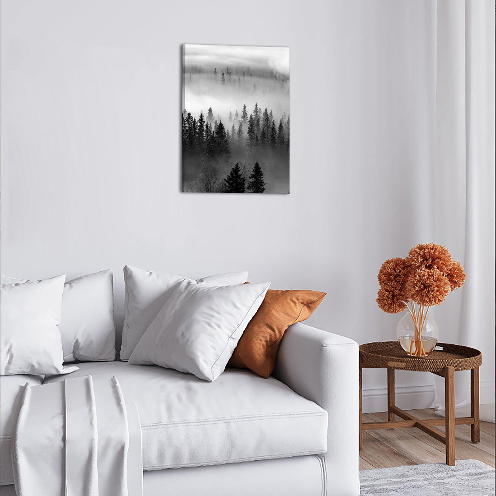 black and white wall art