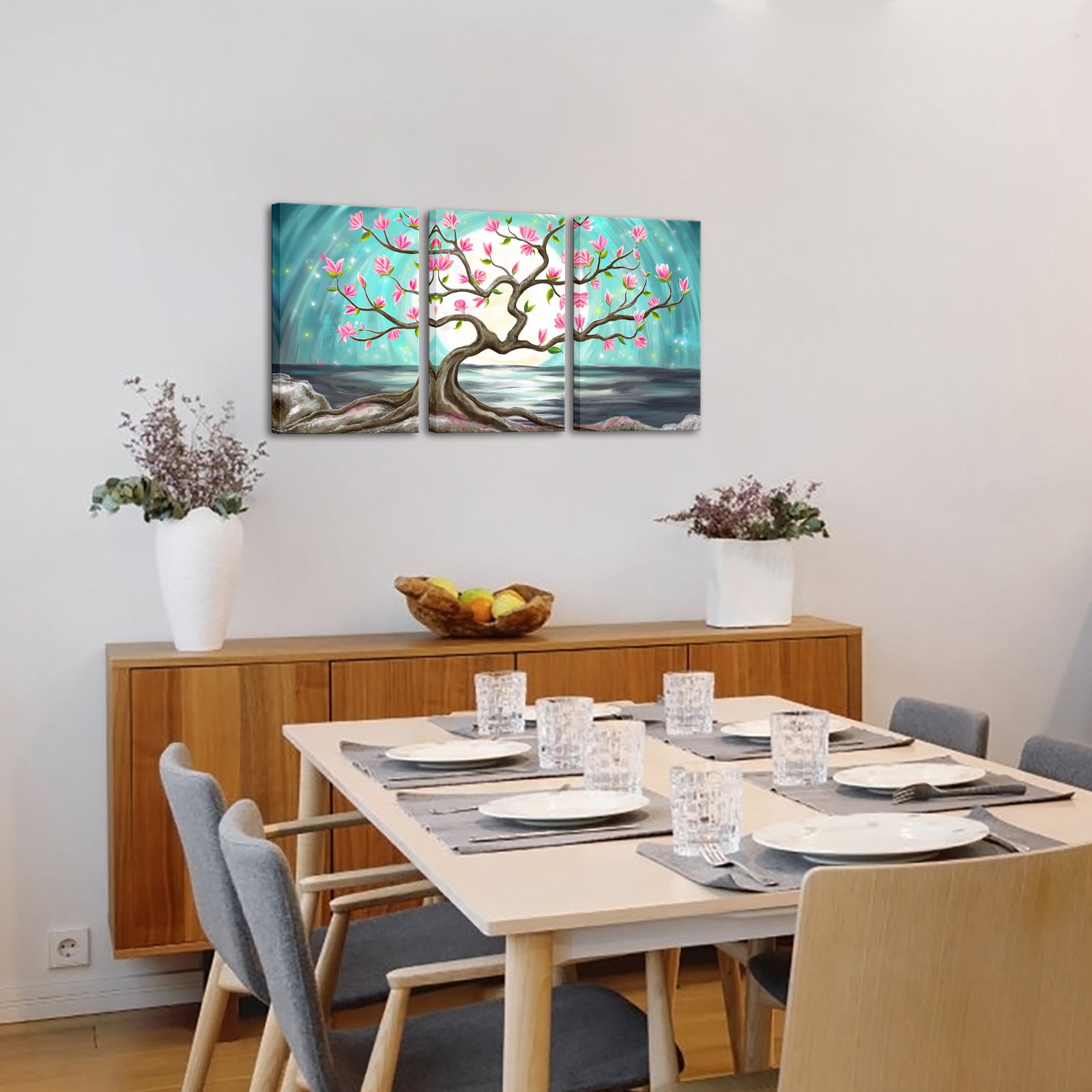 Seascape triptych landscape canvas print online