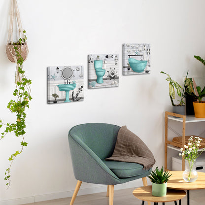 Coastal-Themed Bathroom
