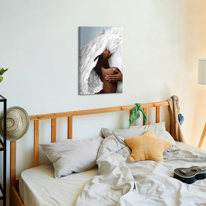 Angel Hug diy picture collage on canvas for bedroom wall 8x12 inches