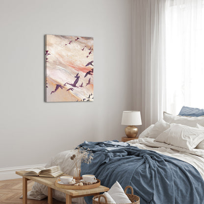 abstract canvas art for living room