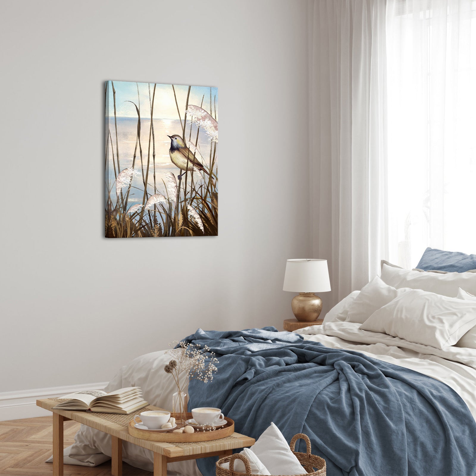 Bird In Reeds