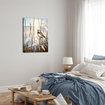 Bird In Reeds
