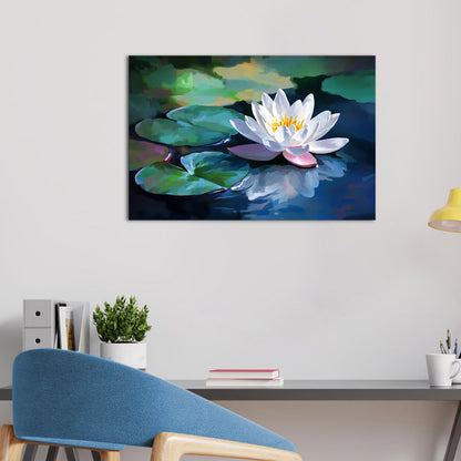Blooming White Lotus