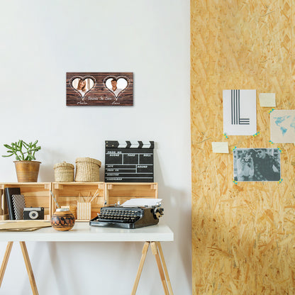 Custom Photo Canvas Wall Art For Couple