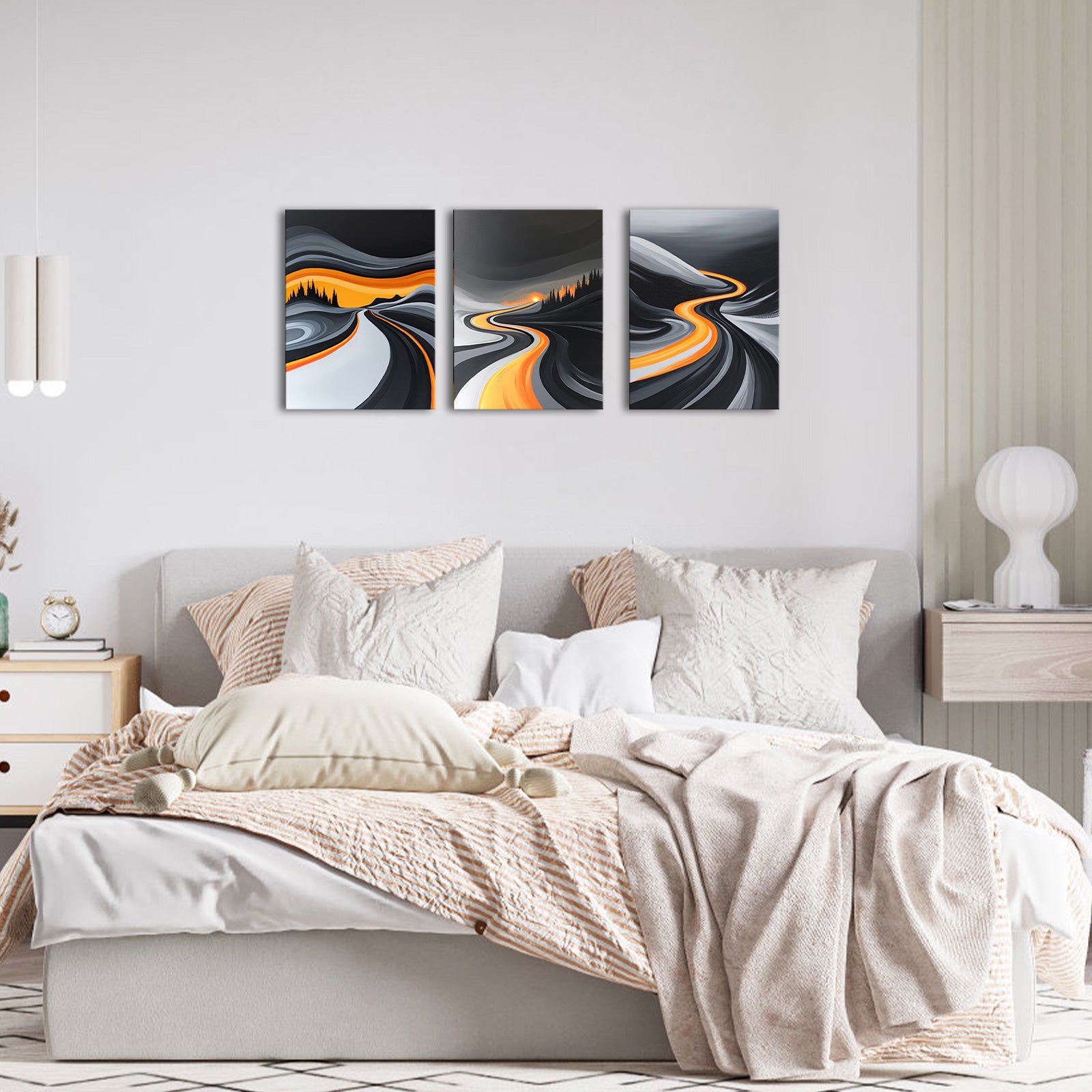 Abstract Winding Path