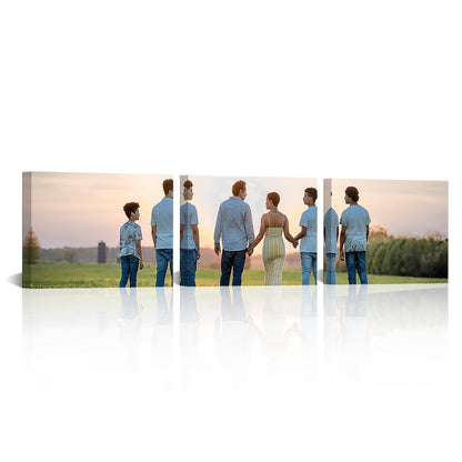 Personalized 3-panel custom wall print