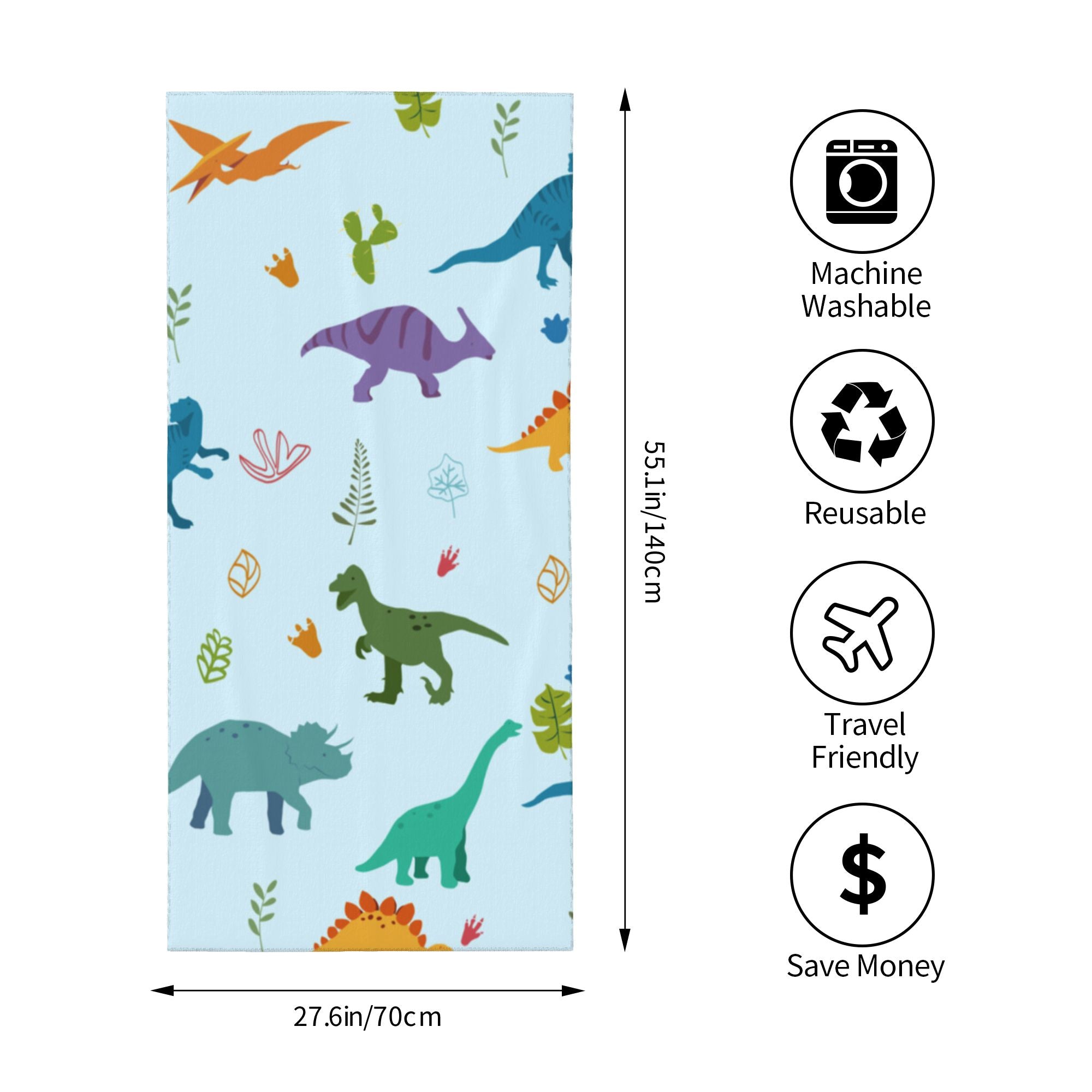 Custom Photo Adult Bath Towel
