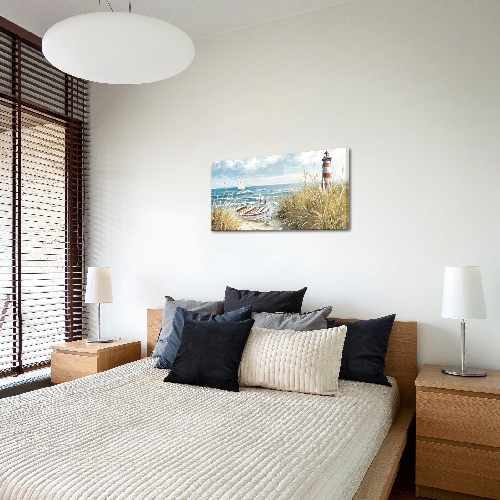 beach landscape personalized picture to canvas wall art