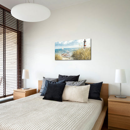 beach landscape personalized picture to canvas wall art