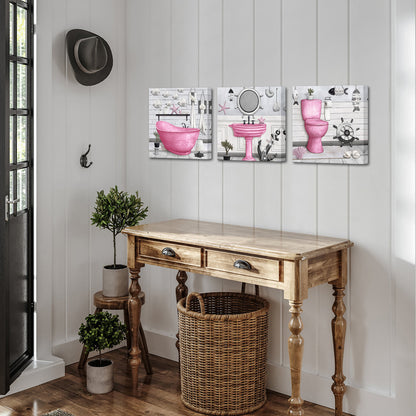 Coastal-Themed Bathroom