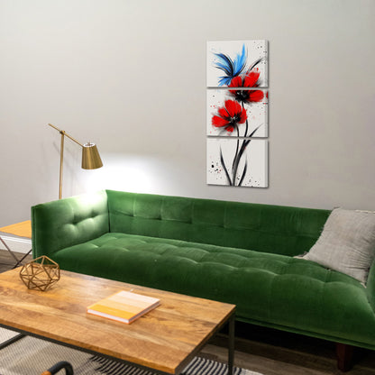 Abstract Bright Butterfly split canvas photo prints