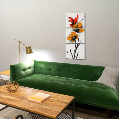 Abstract Bright Butterfly split canvas photo prints