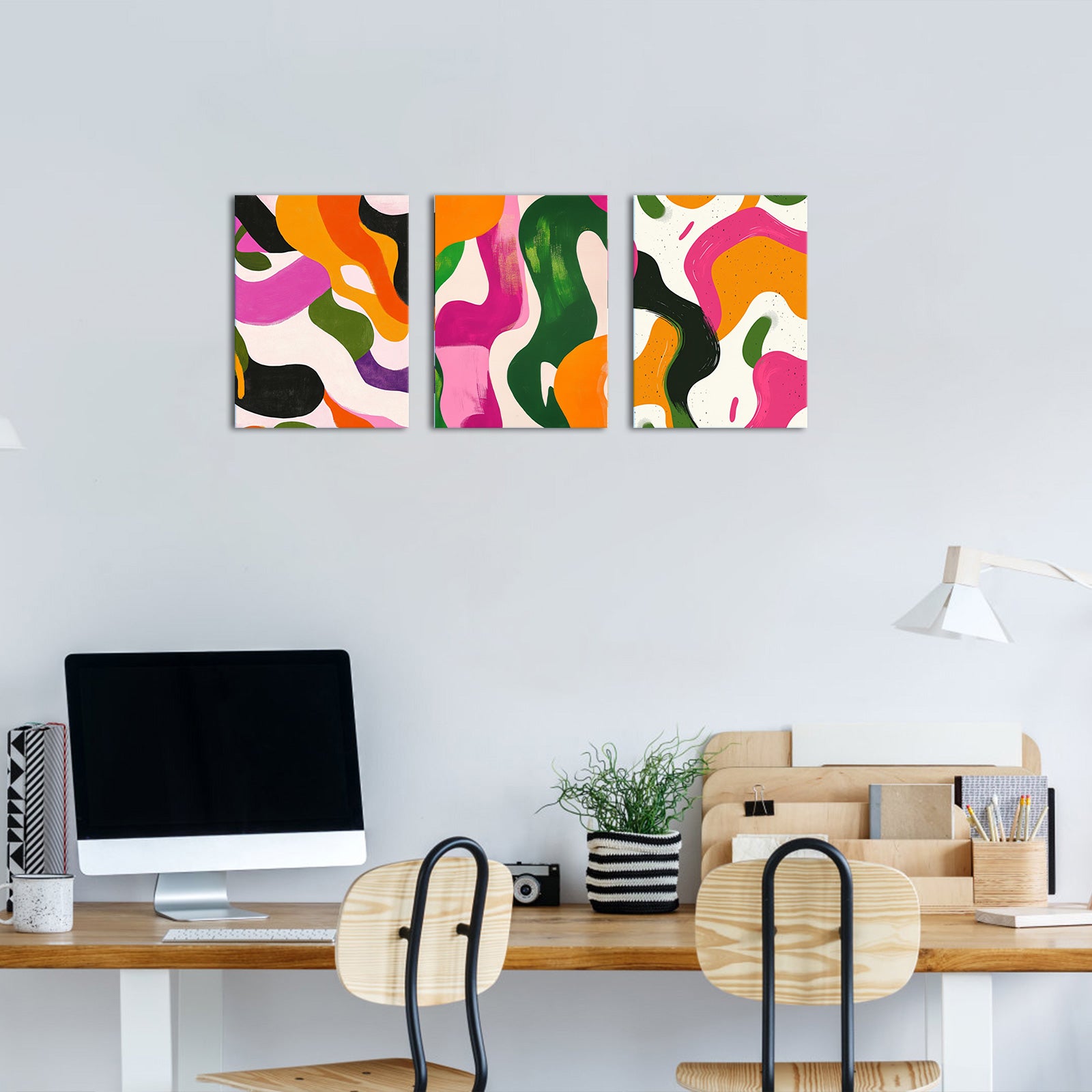 Abstract Flowing Shapes