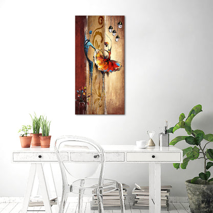 Dance Together personalized picture to canvas wall art 8x16 inches