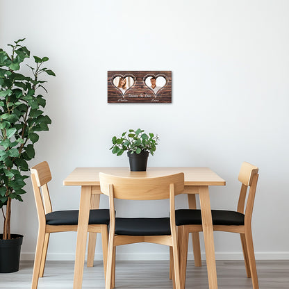 Custom Photo Canvas Wall Art For Couple