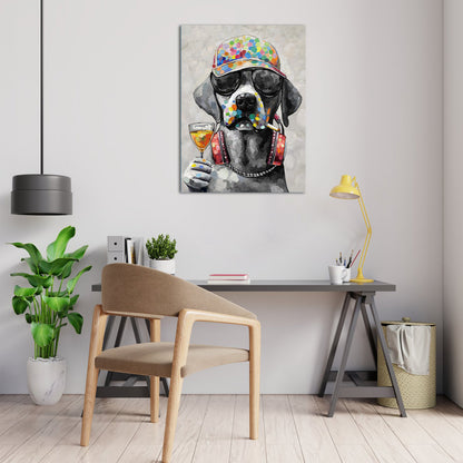 dog large prints wall art