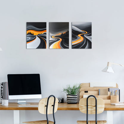 Abstract Winding Path