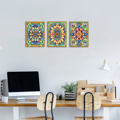 Kaleidoscope Colorful Floral Patterns