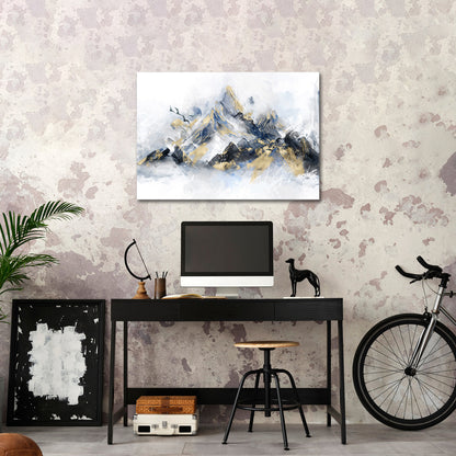 Abstract Mountain Peaks